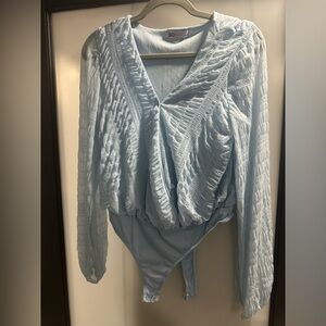Long sleeve body suit blouse